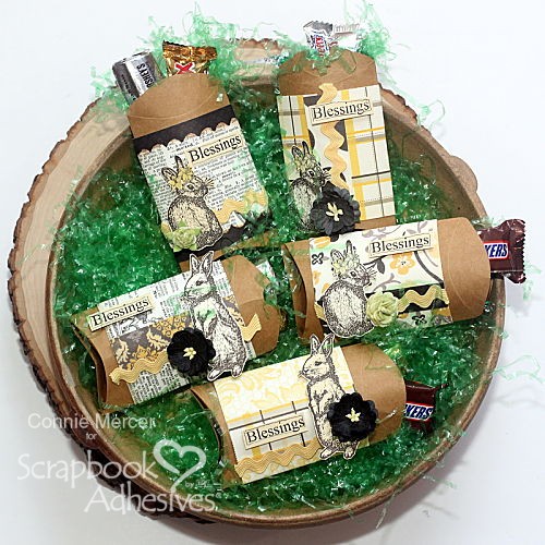 Pillow Box Easter Treats by Connie Mercer for Scrapbook Adhesives by 3L 