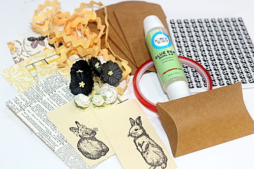 Pillow Box Easter Treats by Connie Mercer for Scrapbook Adhesives by 3L
