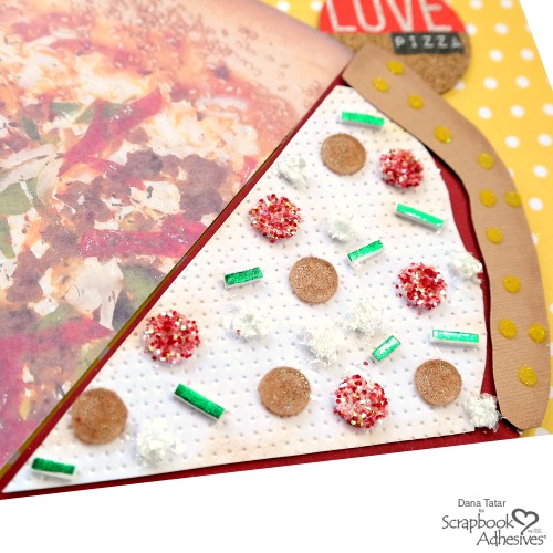 Pizza Love Scrapbook Layout by Dana Tatar for Scrapbook Adhesives by 3L