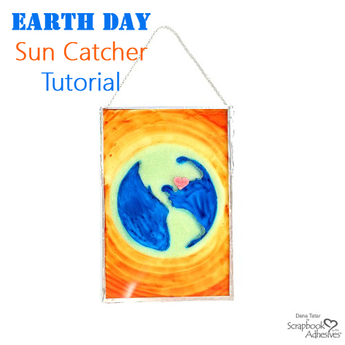 Earth Day Suncatcher by Dana Tatar for Scrapbook Adhesives by 3L