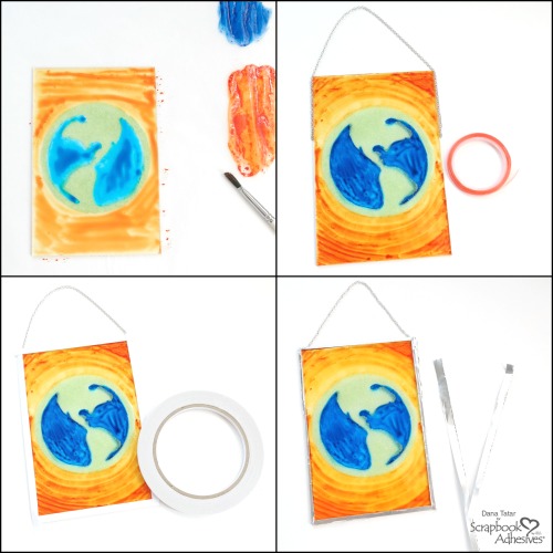 Earth Day Suncatcher by Dana Tatar for Scrapbook Adhesives by 3L