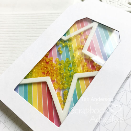Birthday Window Tags Tutorial by Teri Anderson for Scrapbook Adhesives by 3L