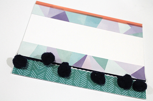 Fun Pom Pom Card Tutorial by Tracy McLennon for Scrapbook Adhesives by 3L 