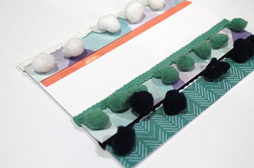 Fun Pom Pom Card Tutorial by Tracy McLennon for Scrapbook Adhesives by 3L