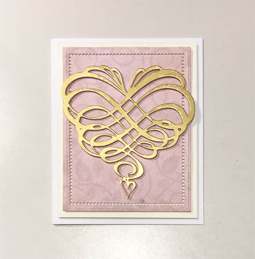 Swirl Heart Mom Card by Yvonne van de Grijp for Scrapbook Adhesives by 3L
