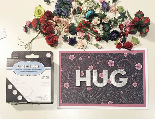 Floral Hug Card Tutorial by Yvonne van de Grijp for Scrapbook Adhesives by 3L