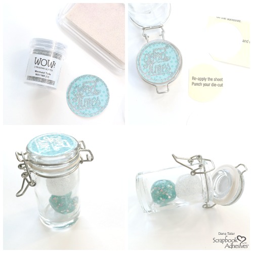 DIY Bouncy Glitter Ball by Dana Tatar for Scrapbook Adhesives by 3L Blog