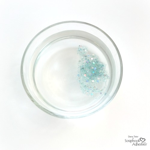DIY Bouncy Glitter Ball by Dana Tatar for Scrapbook Adhesives by 3L Blog
