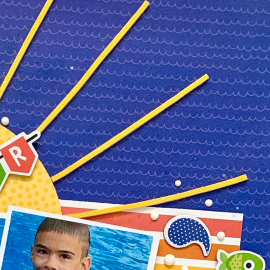 Sunshine Scrapbook Layout by Christine Meyer for Scrapbook Adhesives by 3L