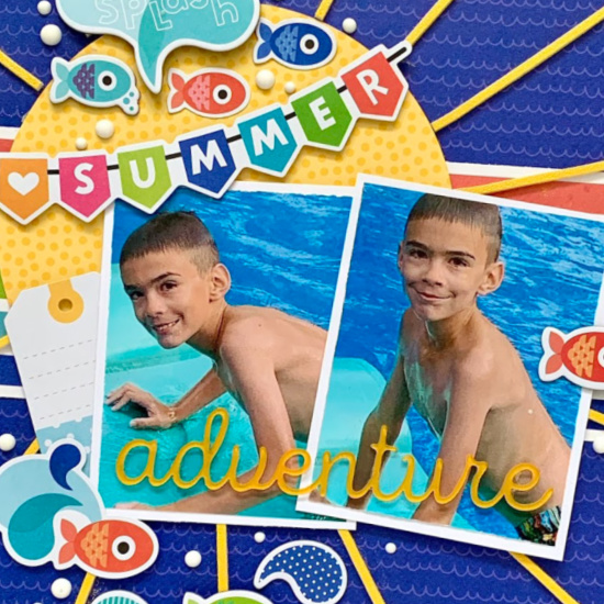 Sunshine Scrapbook Layout by Christine Meyer for Scrapbook Adhesives by 3L
