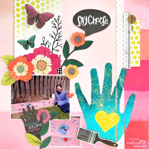 Kids Craft: Handprint Embellishment by Dana Tatar for Scrapbook Adhesives by 3L 