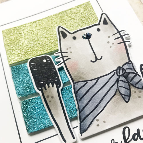 Faux Clay Tiles Tutorial by Teri Anderson for Scrapbook Adhesives by 3L