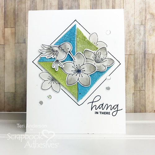 Faux Clay Tiles Tutorial by Teri Anderson for Scrapbook Adhesives by 3L 