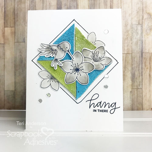 Faux Clay Tiles Tutorial by Teri Anderson for Scrapbook Adhesives by 3L