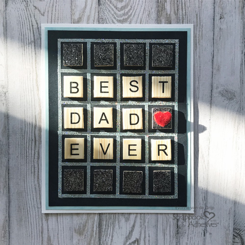 Grid Father's Day Card By Yvonne van de Grijp for Scrapbook Adhesives by 3L