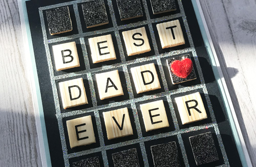 Grid Father's Day Card By Yvonne van de Grijp for Scrapbook Adhesives by 3L