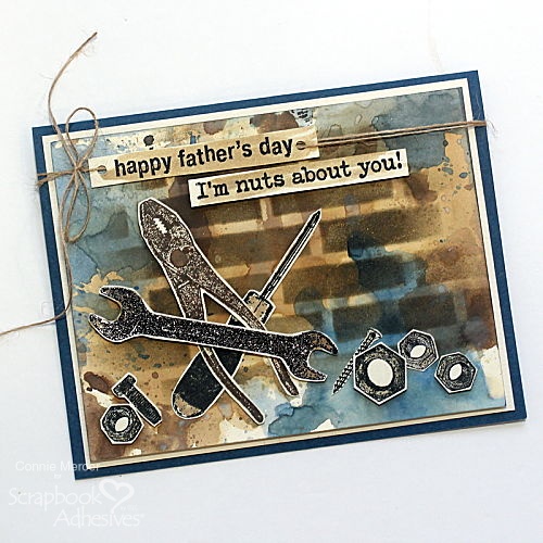 Dimensional Father's Day Card by Connie Mercer for Scrapbook Adhesives by 3L 