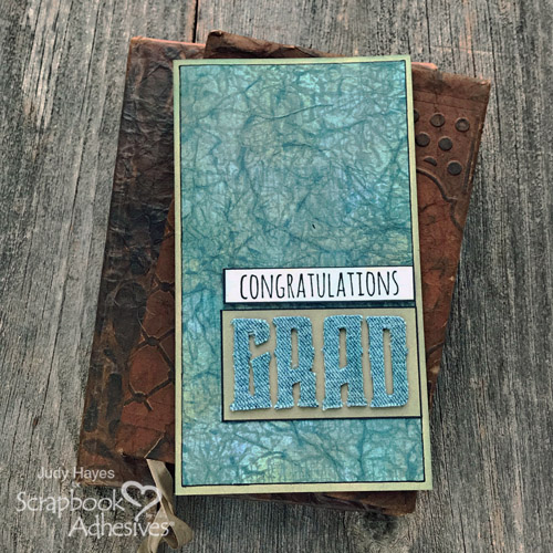 Textured Grad Card Tutorial by Judy Hayes for Scrapbook Adhesives by 3L 