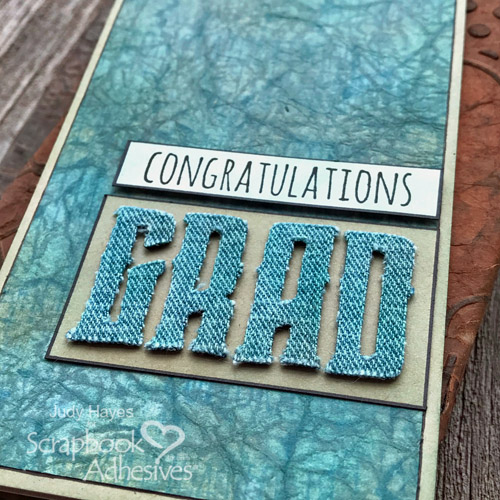 Textured Grad Card Tutorial by Judy Hayes for Scrapbook Adhesives by 3L