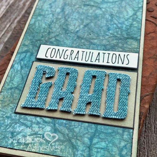 Textured Grad Card Tutorial by Judy Hayes for Scrapbook Adhesives by 3L 