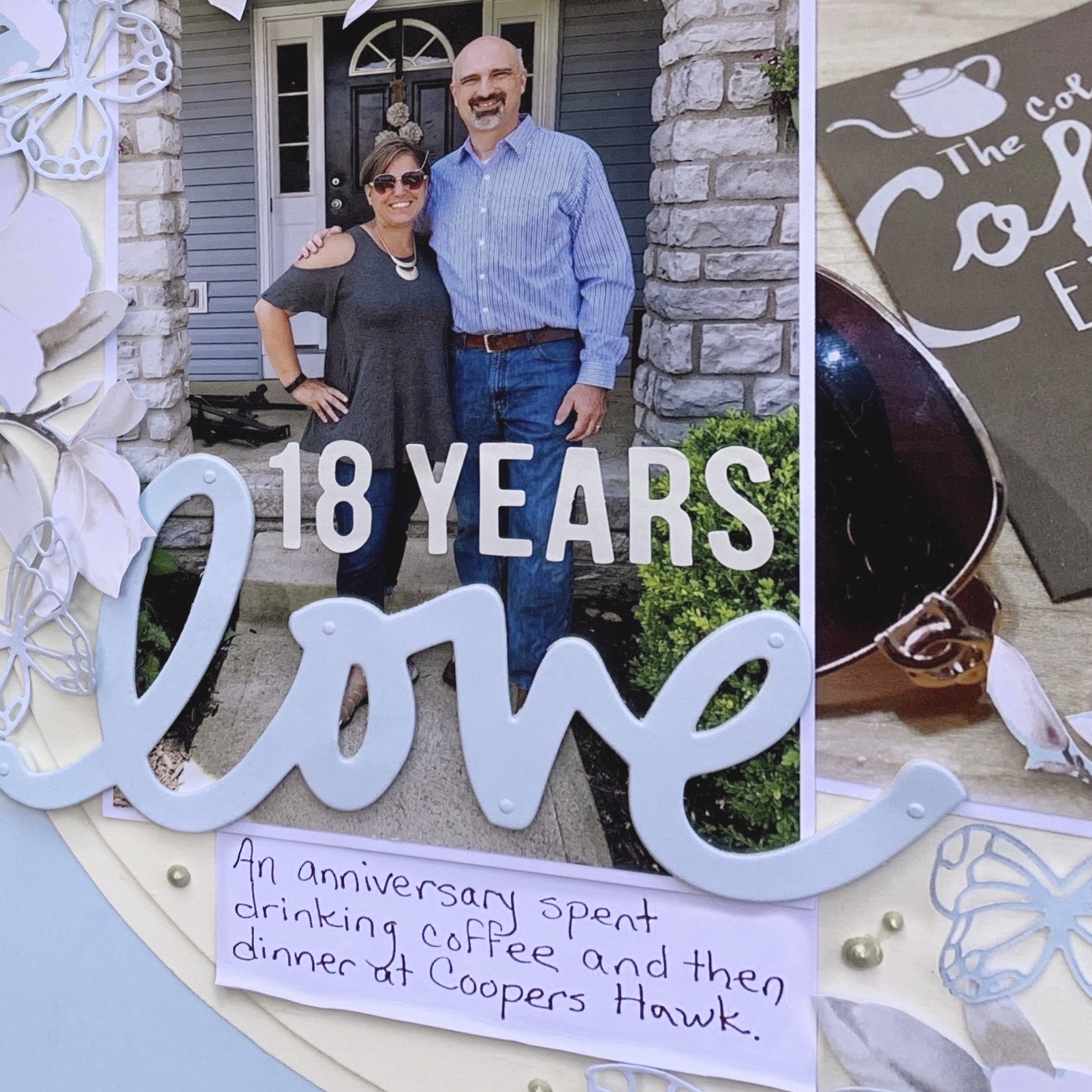 18 Years of Love Scrapbook Layout by Christine Meyer for Scrapbook Adhesives by 3L
