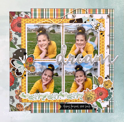 Dream Scrapbook Layout by Christine Meyer for Scrapbook Adhesives by 3L