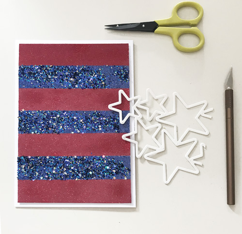 Celebrate & Sparkle for the 4th Card Tutorial by Yvonne van de Grijp for Scrapbook Adhesives by 3L