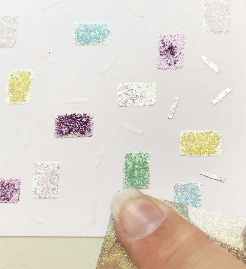 DIY Confetti Background Birthday Card by Yvonne van de Grijp for Scrapbook Adhesives by 3L