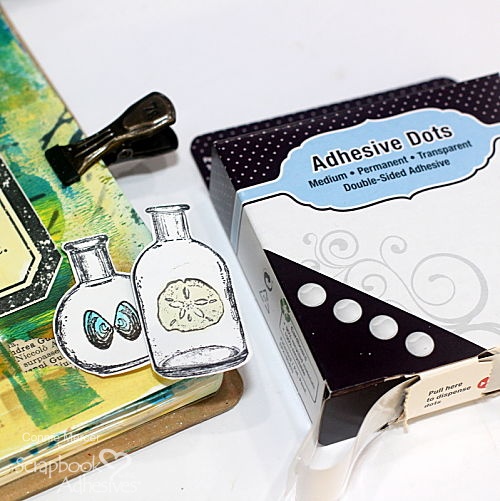 Gifts from the Sea Art Journal Pages by Connie Mercer for Scrapbook Adhesives by 3L 