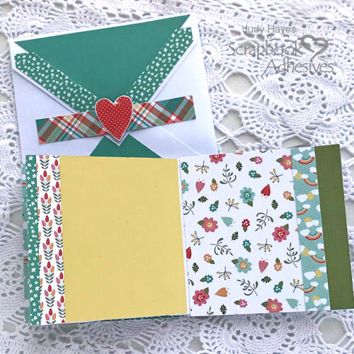 Hello Friend Mini Book by Judy Hayes for Scrapbook Adhesives by 3L