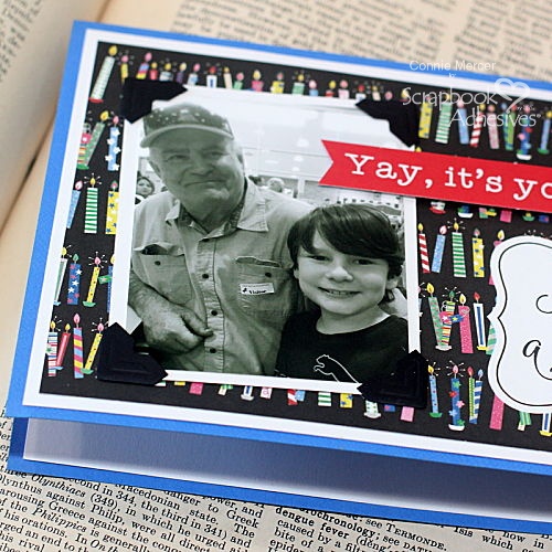 Make a Wish Photo Card by Connie Mercer for Scrapbook Adhesives by 3L 