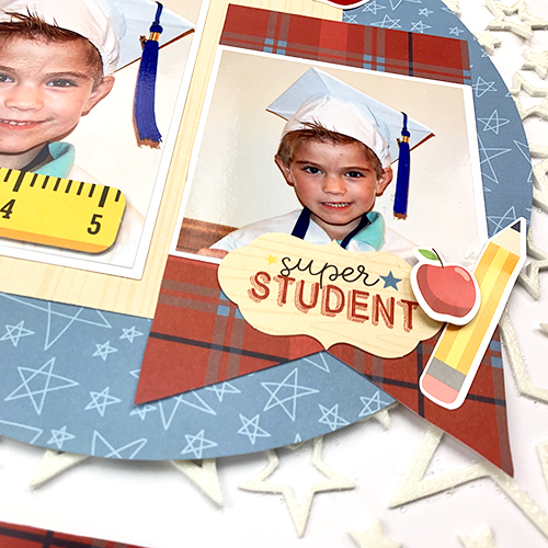 School Days Scrapbook Layout by Christine Meyer using Scrapbook Adhesives by 3L