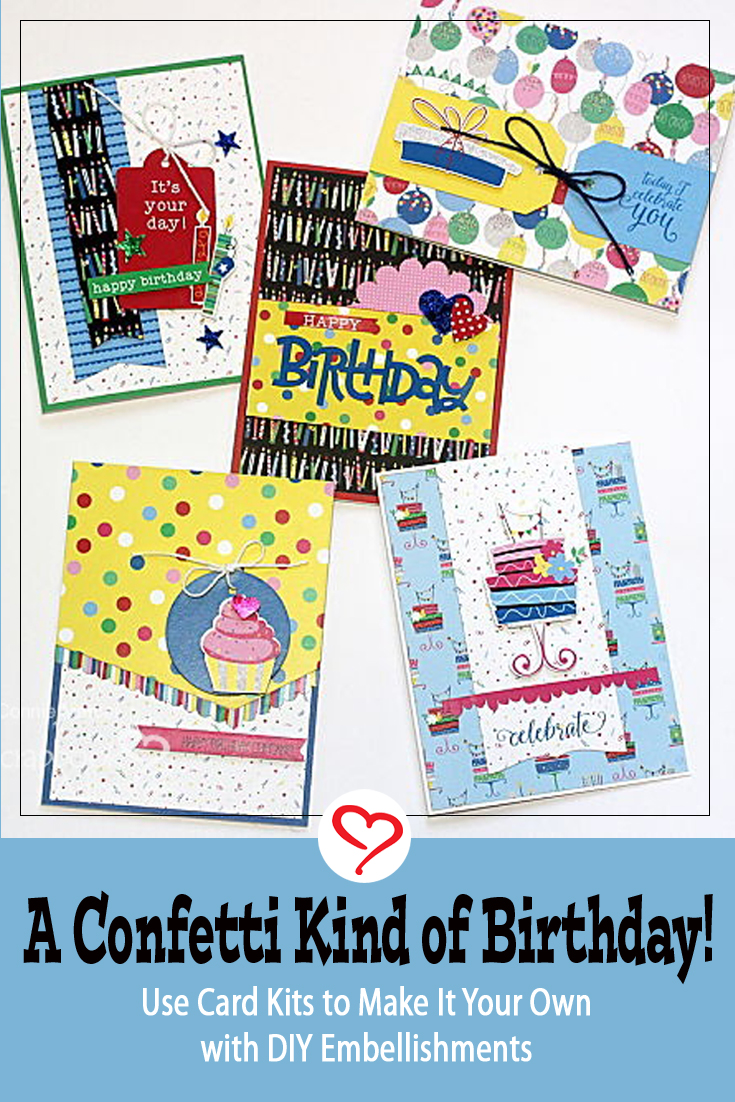 A Confetti Kind of Birthday by Connie Mercer for Scrapbook Adhesives by 3L Pinterest