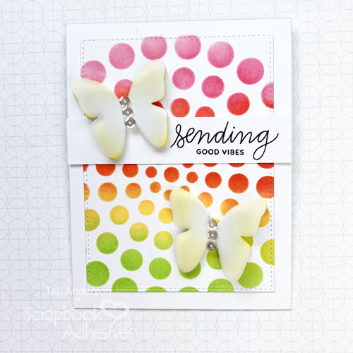 Layered Butterflies Friendship Cards by Teri Anderson for Scrapbook Adhesives by 3L