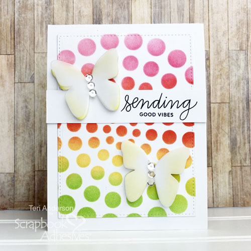 Layered Butterflies Friendship Cards by Teri Anderson for Scrapbook Adhesives by 3L