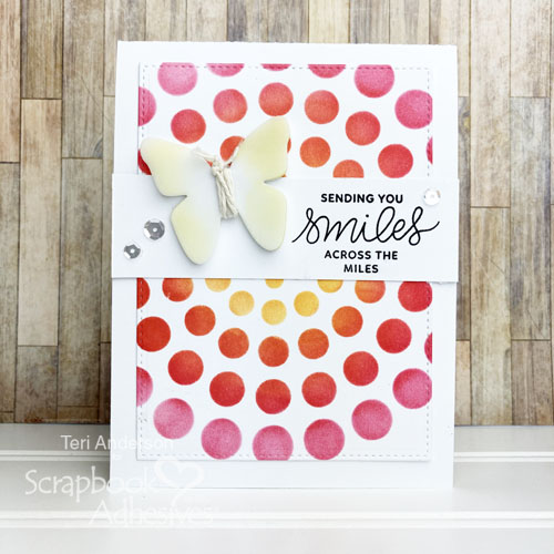 Layered Butterflies Friendship Cards by Teri Anderson for Scrapbook Adhesives by 3L