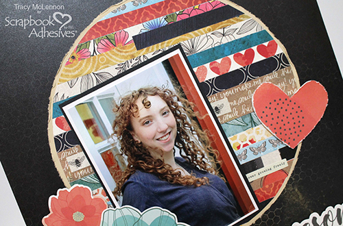 Be Awesome Patterned Background by Tracy McLennon for Scrapbook Adhesives by 3L
