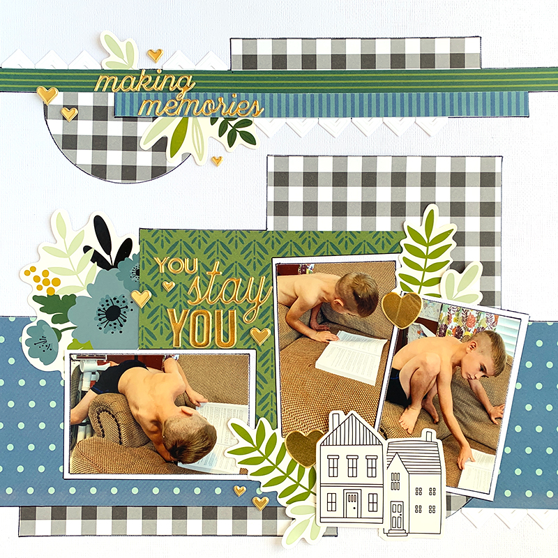 Capturing Little Moments Scrapbook Layout by Christine Meyer for Scrapbook Adhesives by 3L