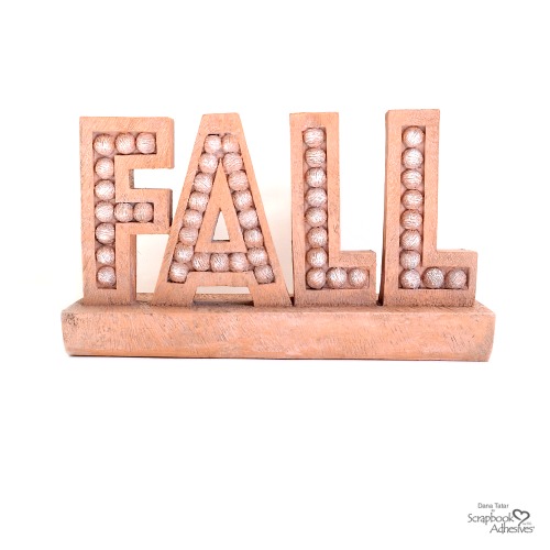 Fall Decor Makeover by Dana Tatar for Scrapbook Adhesives by 3L 
