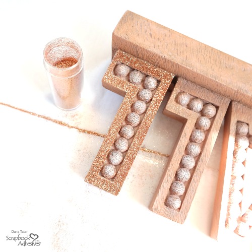 Fall Decor Makeover by Dana Tatar for Scrapbook Adhesives by 3L
