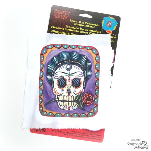 Sugar Skull Candle Décor by Dana Tatar for Scrapbook Adhesives by 3L