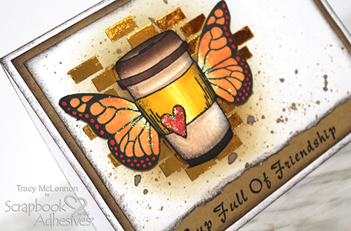 Cup of Friendship Card by Tracy McLennon for Scrapbook Adhesives by 3L 