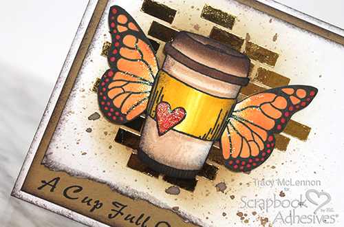 Cup of Friendship Card by Tracy McLennon for Scrapbook Adhesives by 3L 