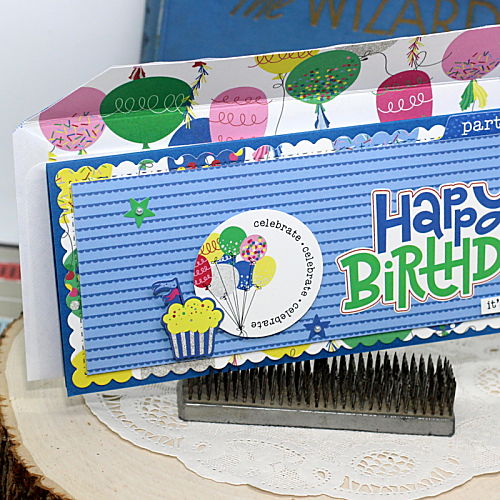 It's Your Day Birthday Slimline Card by Connie Mercer for Scrapbook Adhesives by 3L
