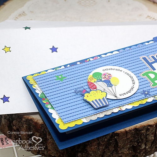 It's Your Day Birthday Slimline Card by Connie Mercer for Scrapbook Adhesives by 3L 
