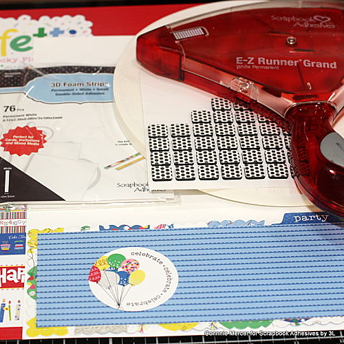 It's Your Day Birthday Slimline Card by Connie Mercer for Scrapbook Adhesives by 3L