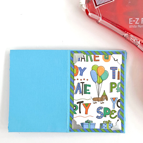 Birthday Origami Wallet Tutorial by Margie Higuchi for Scrapbook Adhesives by 3L 
