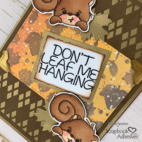 Don't Leaf Me Hanging Card by Meghan Kennihan for Scrapbook Adhesives by 3L