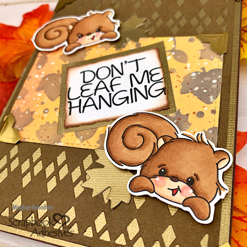 Don't Leaf Me Hanging Card by Meghan Kennihan for Scrapbook Adhesives by 3L