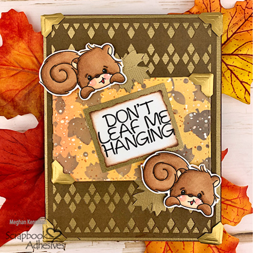 Don't Leaf Me Hanging Card by Meghan Kennihan for Scrapbook Adhesives by 3L